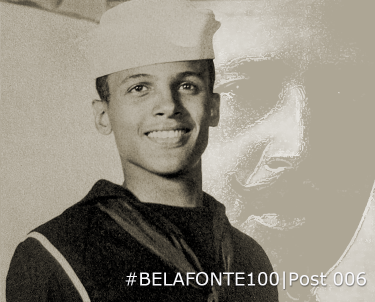 Navy photo of Harry Belafonte